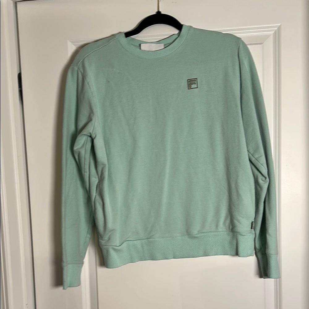 Fila Green Crewneck Sweater Classic Knit